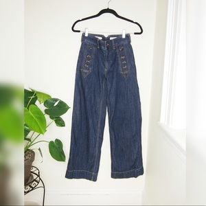Anthropologie Pilcro High-Rise Culotte Jean Sz 24P